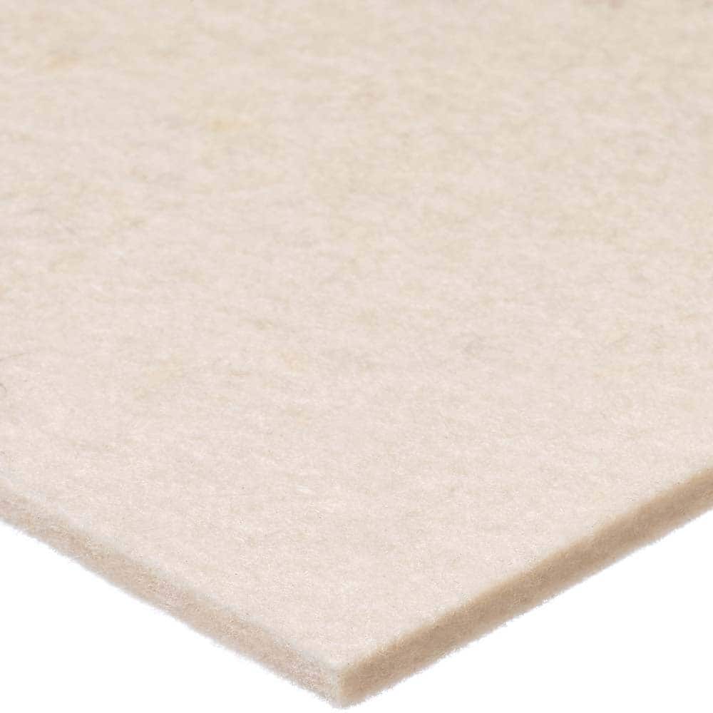 USA Sealing - Felt Sheets; Material: Felt ; Thickness (Decimal Inch): 0.0625 ; Thickness (Inch): 1/16 ; Width (Inch): 2.0000 ; Length (Inch): 120 ; Density (Lb./Sq. Yd.): 16.00 - Exact Industrial Supply