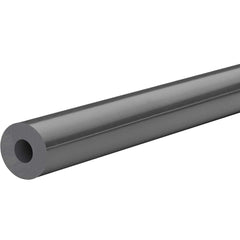 USA Sealing - Plastic Tubes; Material: PVC ; Inside Diameter (Inch): 5/8 ; Maximum Length (Inch): 12 ; Wall Thickness (Inch): 1/4 ; Color: Gray ; Shape: Round - Exact Industrial Supply