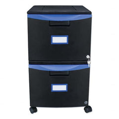 Storex - File Cabinets & Accessories Type: Mobile File Number of Drawers: 2 - Apex Tool & Supply