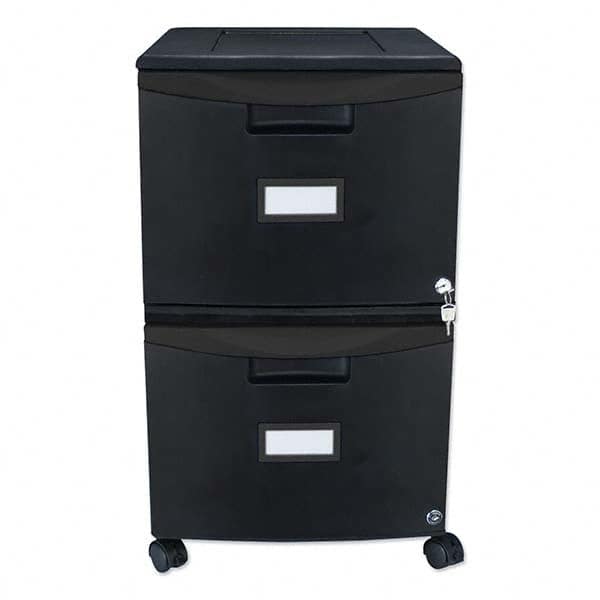 Storex - File Cabinets & Accessories Type: Mobile File Number of Drawers: 2 - Apex Tool & Supply