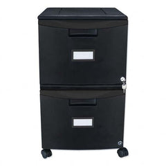 Storex - File Cabinets & Accessories Type: Mobile File Number of Drawers: 2 - Apex Tool & Supply