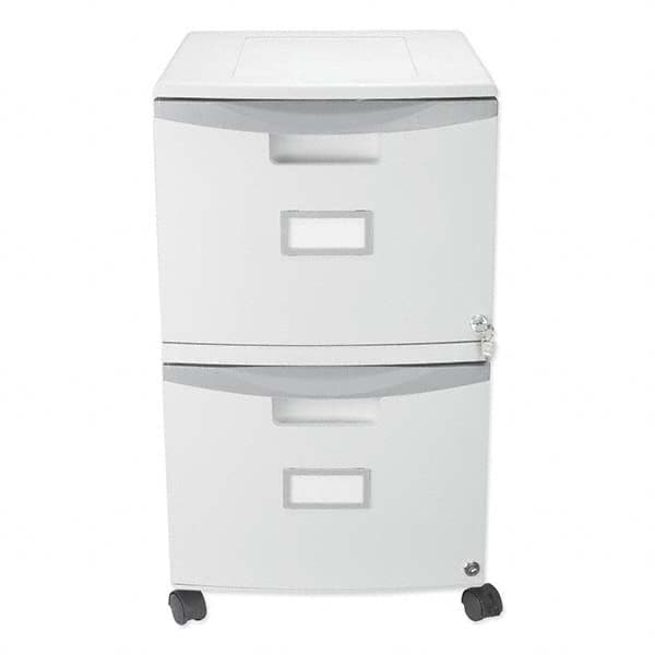 Storex - File Cabinets & Accessories Type: Mobile File Number of Drawers: 2 - Apex Tool & Supply