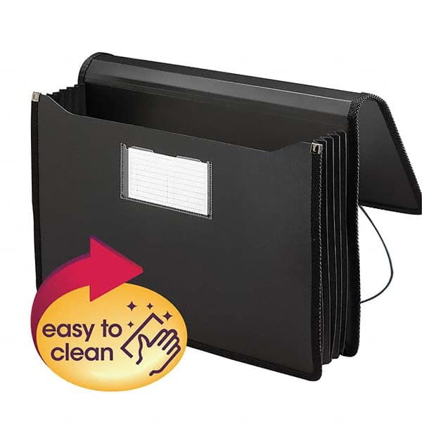 SMEAD - File Folders, Expansion Folders & Hanging Files Folder/File Type: Expanding Wallet Color: Black - Apex Tool & Supply