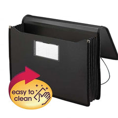 SMEAD - File Folders, Expansion Folders & Hanging Files Folder/File Type: Expanding Wallet Color: Black - Apex Tool & Supply