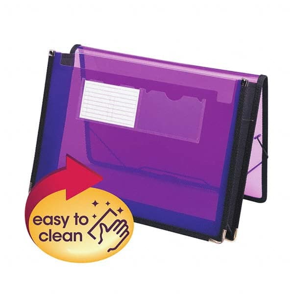 SMEAD - File Folders, Expansion Folders & Hanging Files Folder/File Type: Expanding Wallet Color: Purple - Apex Tool & Supply