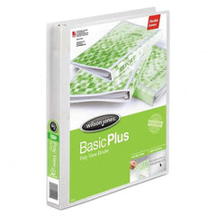 Wilson Jones - Ring Binders Binder Type: View Capacity: 1" - Apex Tool & Supply