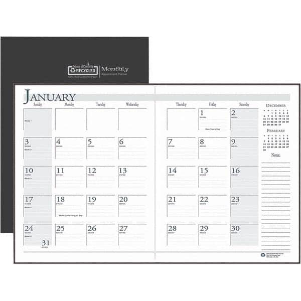 House of Doolittle - Note Pads, Writing Pads & Notebooks Writing Pads & Notebook Type: Monthly Planner Size: 11 x 8-1/2 - Apex Tool & Supply