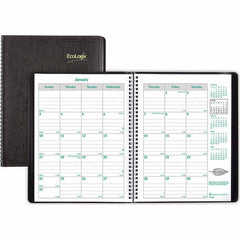 Brownline - Note Pads, Writing Pads & Notebooks Writing Pads & Notebook Type: Monthly Planner Size: 11 x 8-1/2 - Apex Tool & Supply