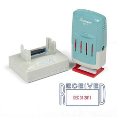 Xstamper - Pre-inked Custom Stamps Type: Custom Stamp - Two Color Dater Message: Received - Apex Tool & Supply
