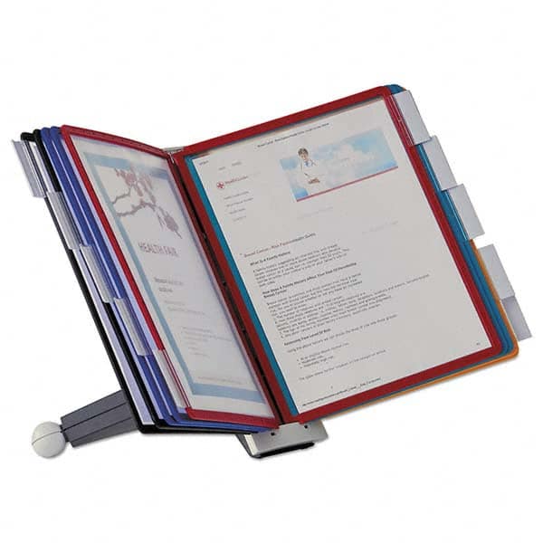 DURABLE - Desktop File Organizers Type: Desk Top Organizer Color: Gray - Apex Tool & Supply