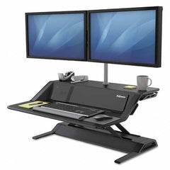 FELLOWES - Office Cubicle Workstations & Worksurfaces Type: Sit N Stand Width (Inch): 32-3/4 - Apex Tool & Supply