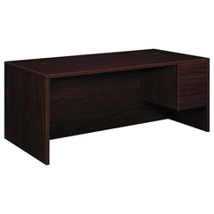 Hon - Office Desks Type: Single Pedestal w/Right Hand Return Center Draw: No - Apex Tool & Supply