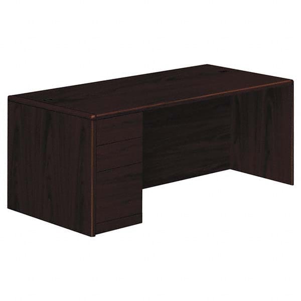 Hon - Office Desks Type: Single Pedestal w/Left Hand Return Center Draw: No - Apex Tool & Supply