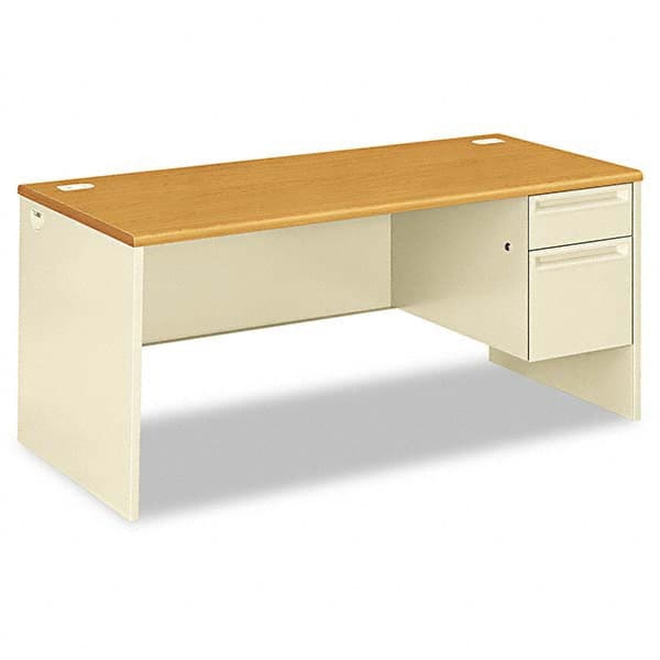 Hon - Office Desks Type: Single Pedestal w/Right Hand Return Center Draw: No - Apex Tool & Supply