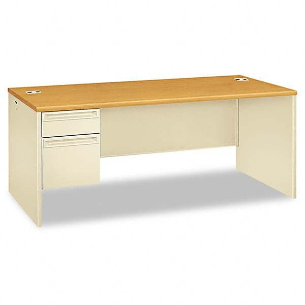 Hon - Office Desks Type: Single Pedestal w/Left Hand Return Center Draw: No - Apex Tool & Supply