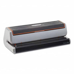 Swingline - Paper Punches Type: 20 Sheet Three-Hole Punch Color: Silver; Black - Apex Tool & Supply