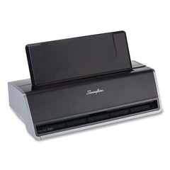 Swingline - Paper Punches Type: 28 Sheet Two Hole Electric Punches Color: Silver - Apex Tool & Supply