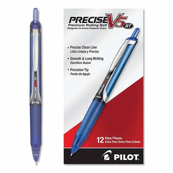 Pilot - Pens & Pencils Type: Roller Ball Pen Color: Blue - Apex Tool & Supply