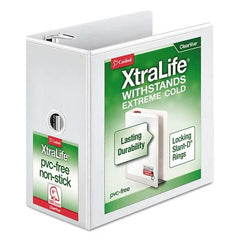 Cardinal - Ring Binders Binder Type: View Capacity: 6" - Apex Tool & Supply