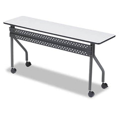 ICEBERG - Stationary Tables Type: Training Material: Melamine Laminate - Apex Tool & Supply