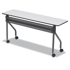 ICEBERG - Stationary Tables Type: Training Material: Melamine Laminate - Apex Tool & Supply
