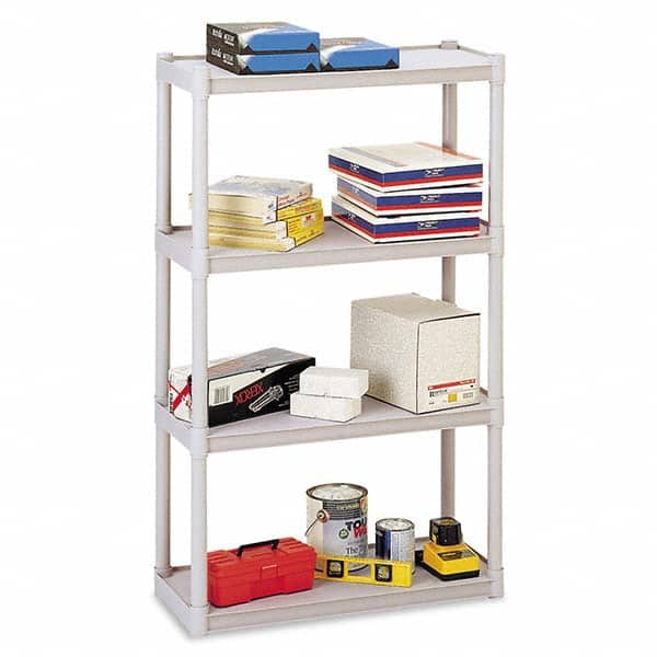 ICEBERG - Plastic Shelving Type: Open Shelving Shelf Capacity (Lb.): 75 - Apex Tool & Supply