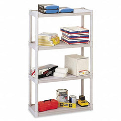 ICEBERG - Plastic Shelving Type: Open Shelving Shelf Capacity (Lb.): 75 - Apex Tool & Supply