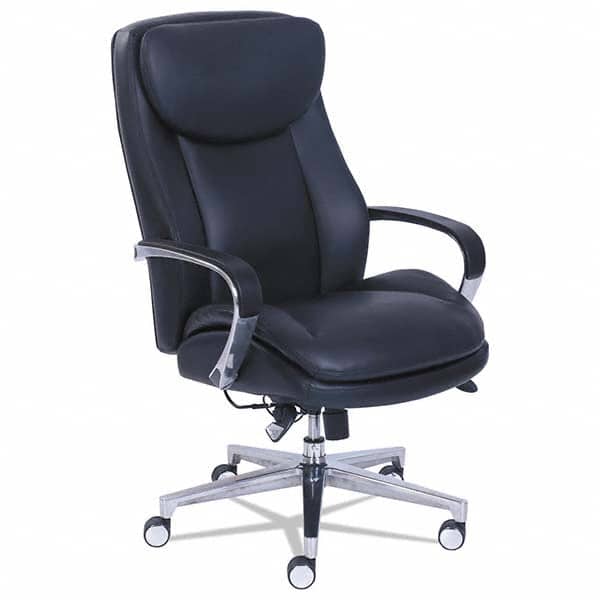 La-Z-Boy - 46-1/2" High Executive High Back Leather Chair - Apex Tool & Supply