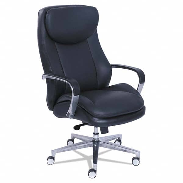 La-Z-Boy - 47-1/2" High Executive High Back Leather Chair - Apex Tool & Supply