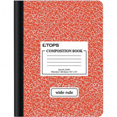 TOPS - Note Pads, Writing Pads & Notebooks Writing Pads & Notebook Type: Composition Book Size: 9-3/4 x 7-1/2 - Apex Tool & Supply