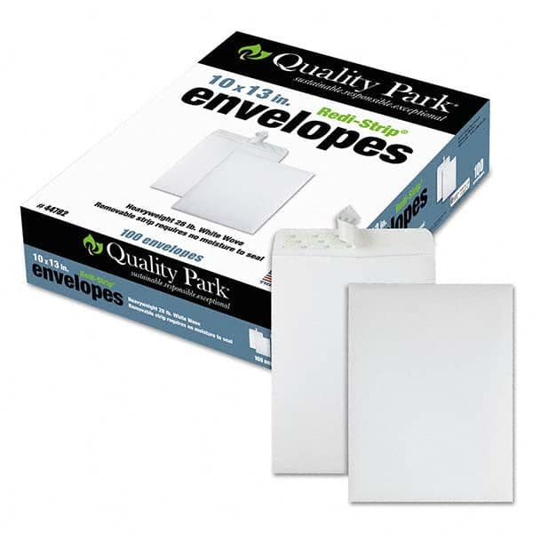 Quality Park - Mailers, Sheets & Envelopes Type: Catalog Envelope Style: Peel-Off Self-Seal - Apex Tool & Supply