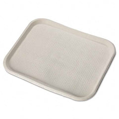 Chinet - Savaday Molded Fiber Food Trays, 14 x 18, White, Rectangular, 100/Carton - Apex Tool & Supply
