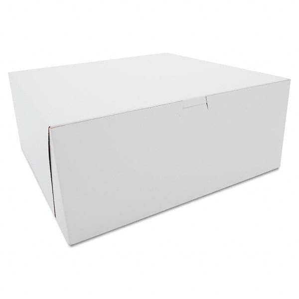 SCT - Tuck-Top Bakery Boxes, Paperboard, White, 12 x 12 x 5 - Apex Tool & Supply