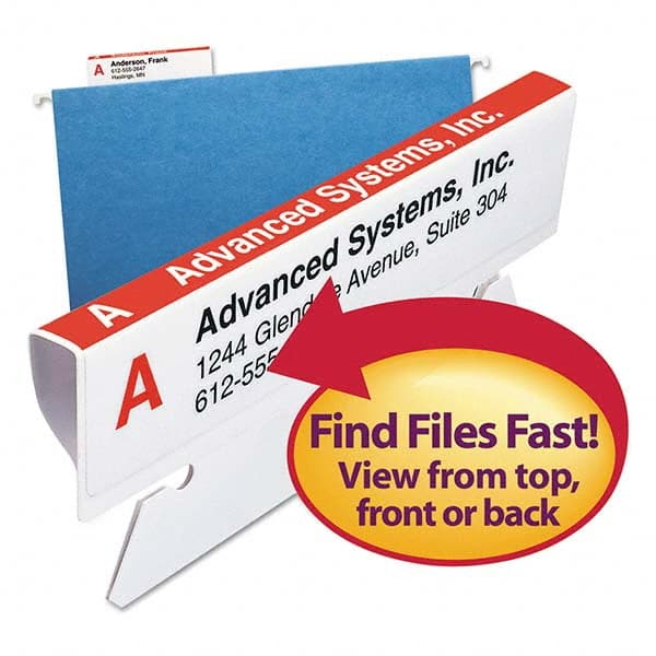 SMEAD - Tabs, Indexes & Dividers Indexes & Divider Type: Hanging Size: 3-1/2 - Apex Tool & Supply