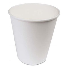 Boardwalk - Paper Hot Cups, 10 oz, White, 1000/Carton - Apex Tool & Supply