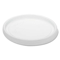 DART - Non-Vented Cup Lids, Fits 6 oz Cups, 2,3-1/2,4 oz Food Containers, Translucent, 1000/Carton - Apex Tool & Supply