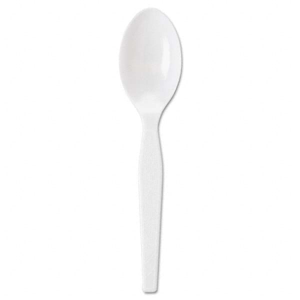 Dixie - Individually Wrapped Polystyrene Cutlery, Teaspoons, White, 1000/Carton - Apex Tool & Supply