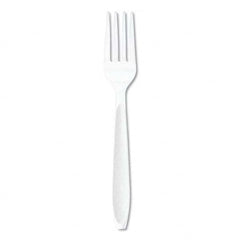 DART - Impress Heavyweight Full-Length Polystyrene Cutlery, Fork, White, 1000/Carton - Apex Tool & Supply