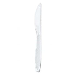 DART - Impress Heavyweight Full-Length Polystyrene Cutlery, Knife, White, 1000/Carton - Apex Tool & Supply