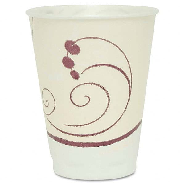 DART - Symphony Design Trophy Foam Hot/Cold Cups, 12 oz, Beige, 1000/Carton - Apex Tool & Supply