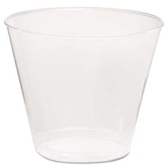 WNA - Comet Plastic Tumbler, 5 oz, Clear, Squat, 50/Pack - Apex Tool & Supply
