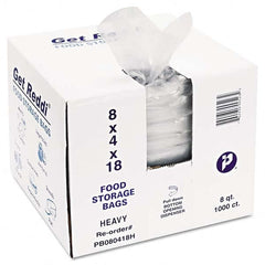 Inteplast Group - Reclosable Food & Sandwich Bags Volume Capacity: 8 Qt. Width (Inch): 8 - Apex Tool & Supply