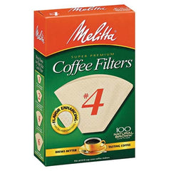 Melitta - Coffee, Tea & Accessories Breakroom Accessory Type: Coffee Filters For Use With: Cone Style Electric Coffeemakers - Apex Tool & Supply