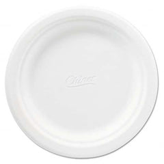 Chinet - Classic Paper Plates, 6 3/4", White, Round, 125/Pack - Apex Tool & Supply