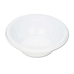 Tablemate Products - Plastic Dinnerware, Bowls, 5 oz, White, 125/Pack - Apex Tool & Supply