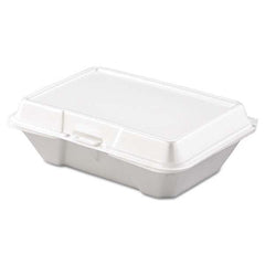 DART - Carryout Food Container, Foam, 1-Comp, 9 3/10 x 6 2/5 x 2 9/10, 200/Carton - Apex Tool & Supply