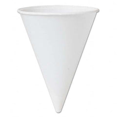 DART - Bare Treated Paper Cone Water Cups, 4-1/4 oz, White, 200/Bag - Apex Tool & Supply