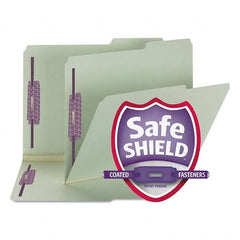 SMEAD - File Folders, Expansion Folders & Hanging Files Folder/File Type: File Folders with Top Tab Fastener Color: Green - Apex Tool & Supply