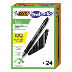 Bic - Pens & Pencils Type: Gel Roller Ball Pen Color: Black - Apex Tool & Supply