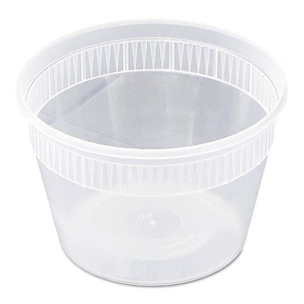 Pactiv - DELItainer Microwavable Combo, Clear, 16 oz, 2 x 2 x 2, 240/Carton - Apex Tool & Supply